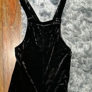 Top Shop velvet jumpsuit